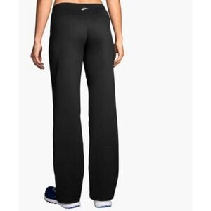 Brooks Black Venture Leggings Running Wide Leg Pants Size XS